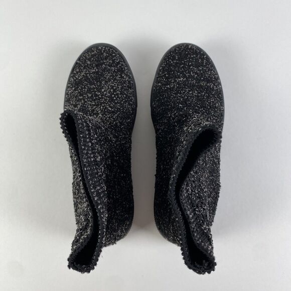 Bernie Mev. New York Chenille Boots Black Sparkle Soles Women Size 6.5 Pre-Owned - Picture 7 of 11